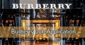 burberry job opportunities|burberry job offer.